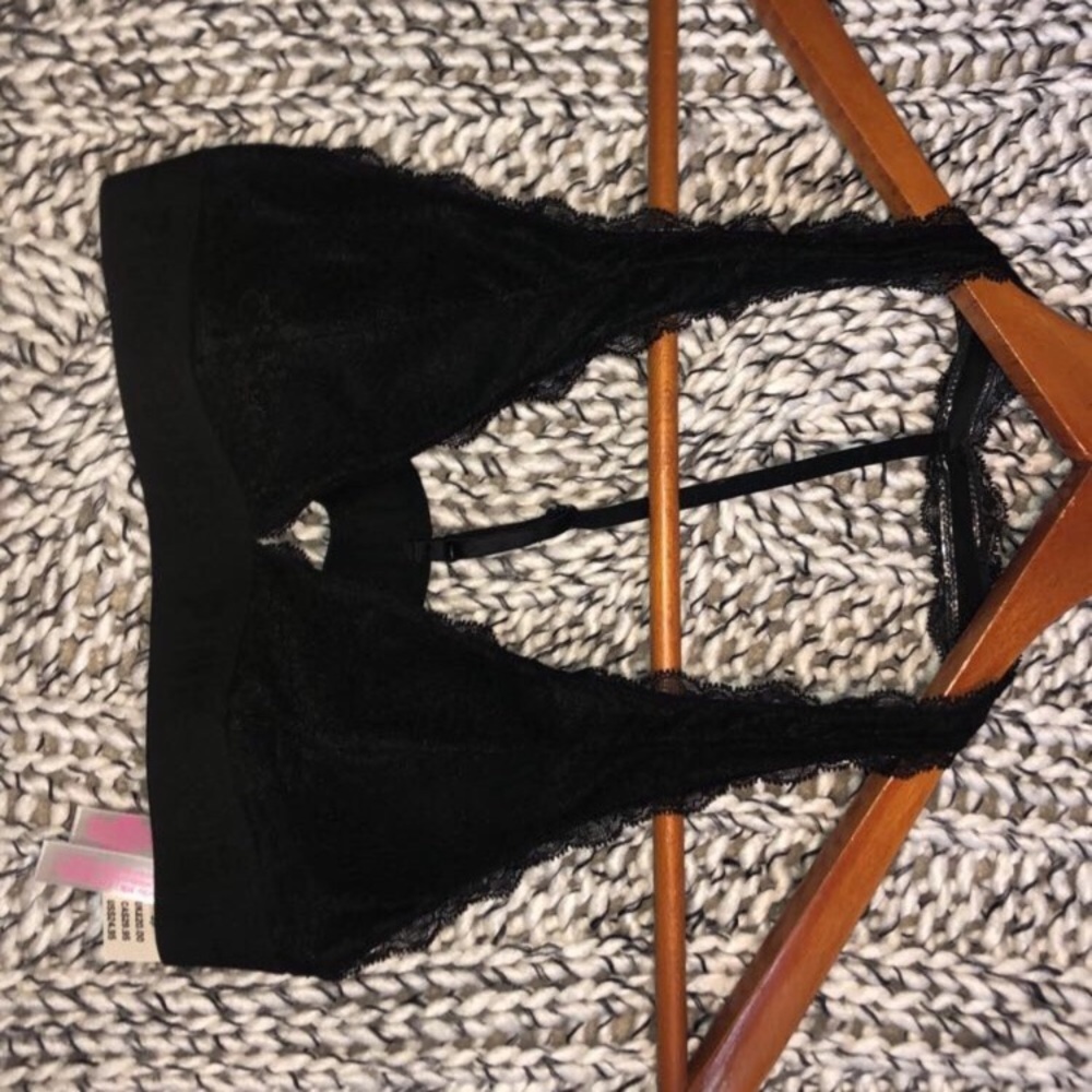 Black Victoria secret pink bralette